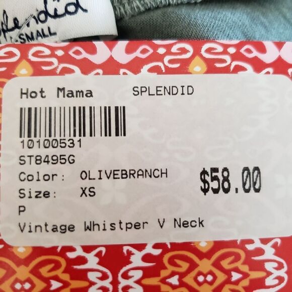 Splendid Vintage Whisper Tank in Olive Branch - Picture 5 of 7